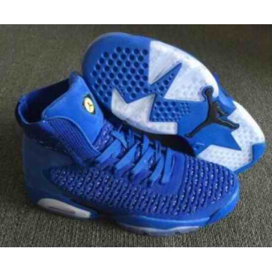 Air Jordan 6 Blue High Cut Fly Men Shoes